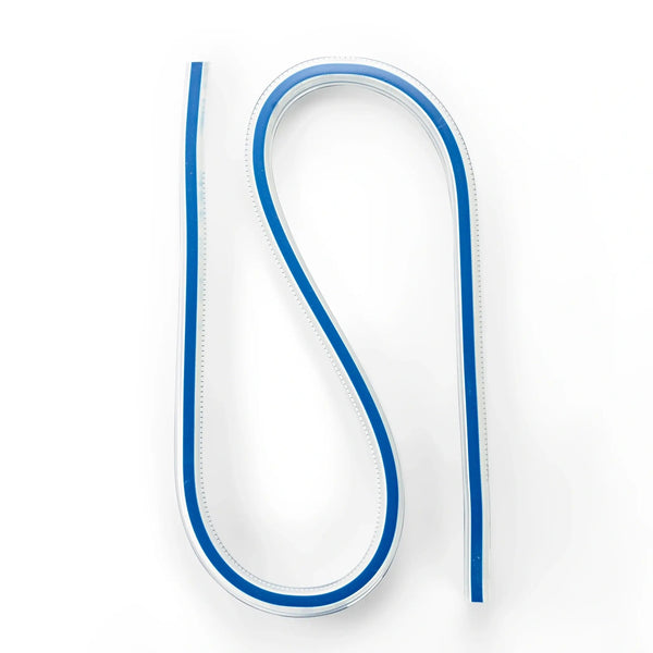 611312|Kurvenlineal, flexibel, transparent