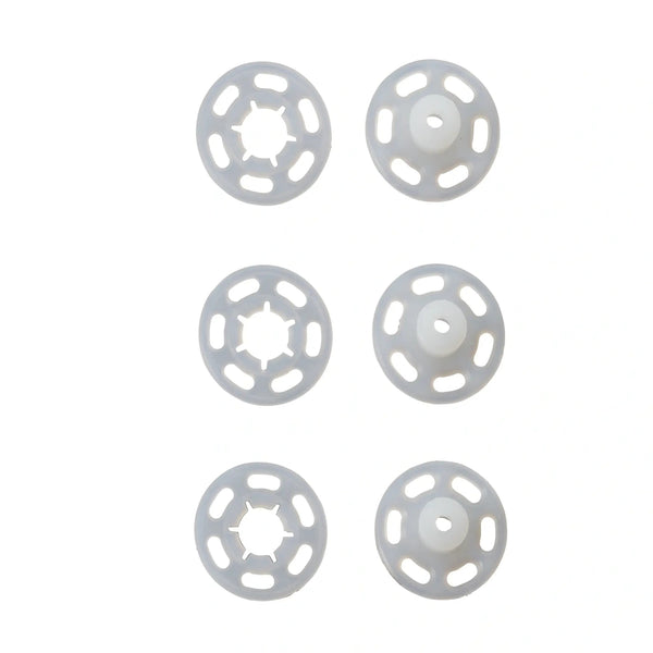 347153|Annäh-Druckknöpfe, 21mm, transparent, transparent
