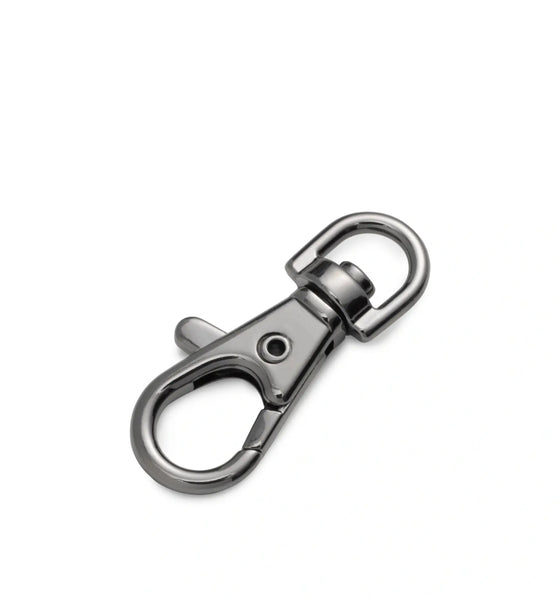 417898|Karabinerhaken 7 x 38mm, gunmetal, gunmetal