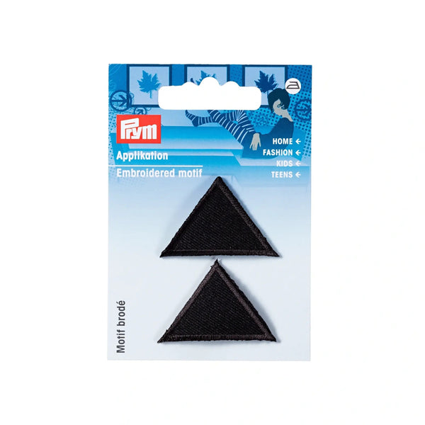 925275|Applikation Dreiecke, klein, schwarz, schwarz