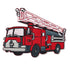925228|Applikation Feuerwehrauto, mehrfarbig