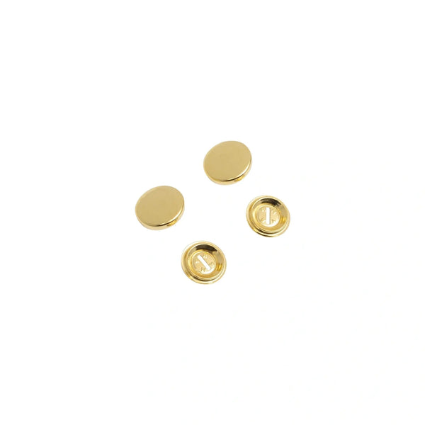 323150|Überziehbare Knöpfe, 11mm, goldfarbig, goldfarbig