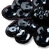 926182|Applikation Paillettenblume schwarz, mehrfarbig