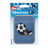 925345|Applikation Patch, rechteckig, Fußball, mehrfarbig