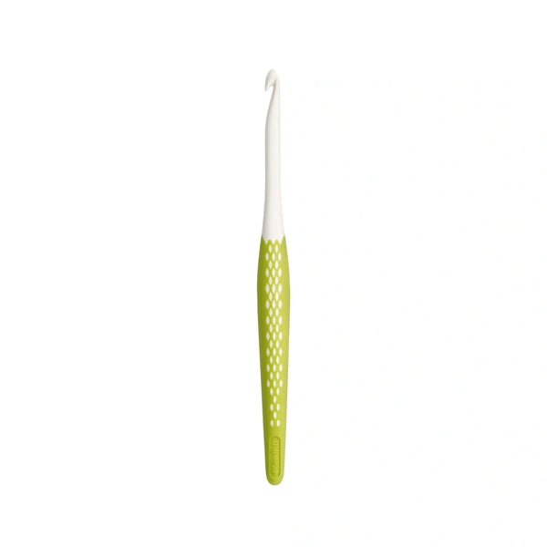 218488|Wollhäkelnadel prym.ergonomics, 17cm 6,00mm, limonengrün