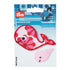 924205|Applikation Exklusiv Wal mit Baby, rot/rosa, mehrfarbig