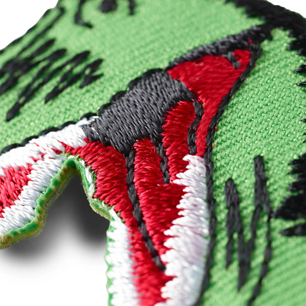 924270|Applikation Dino, T-Rex, groß, grün, mehrfarbig