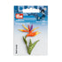926692|Applikation Blume Strelitzie, orange/grün, orange grün