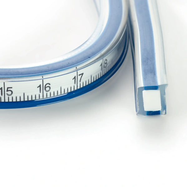 611312|Kurvenlineal, flexibel, transparent