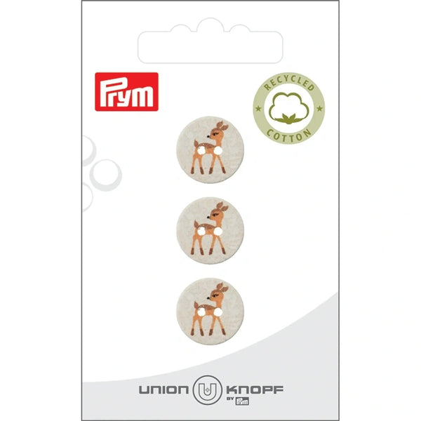 0453679 015 0014|Baumwoll/Polyesterknopf 2-Loch, recycelt, 15mm, creme, 0014 creme