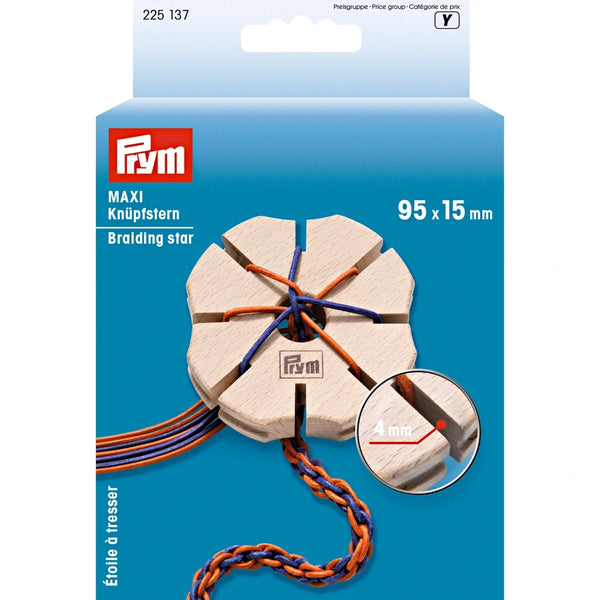 225137|Knüpfstern Prym, MAXI, natur