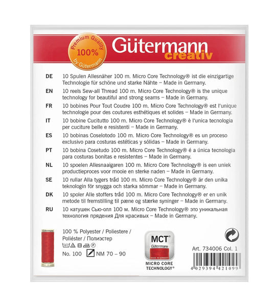 734006-1|Nähfaden-Set Allesnäher, 100 m/10, 1